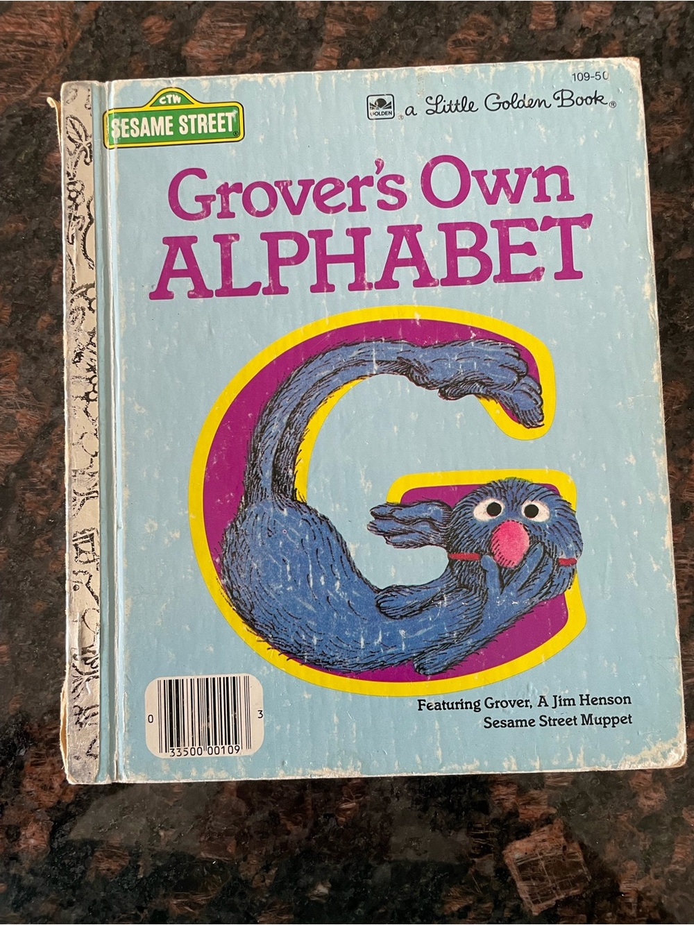 4/$20📚 Vintage 1978 Sesame Street Grover’s Own Alphabet Book